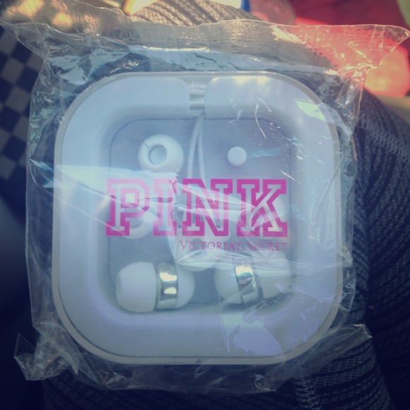 PINK ( Victoria's Secret ) headphones