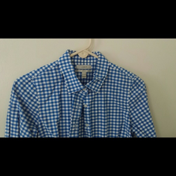 J. Crew Tops - J.Crew button-down gingham shirt J. Crew Tops - J.Crew button-down gingham shirt