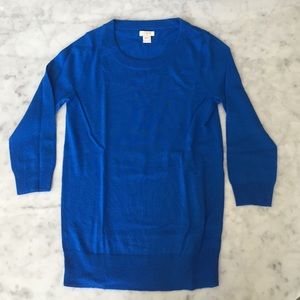 J Crew | Merino Wool Sweater | Cobalt Blue | XXS