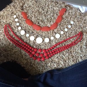 3 chunky necklaces