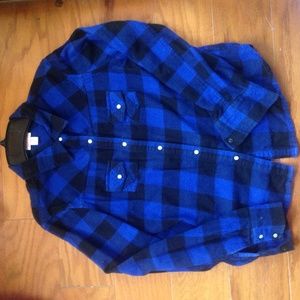 Blue flannel