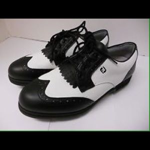 SoftJoys Terrain vintage golf shoes with cleats