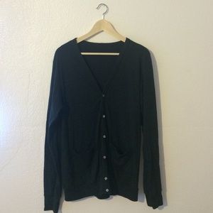 NWT American Apparel tri-blend rib cardigan