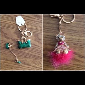 PURSE AND PINK TEDDY BEAR BUNDLED 💗💗💗