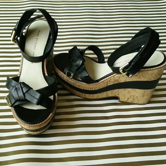 Marc by Marc Jacobs cork wedge