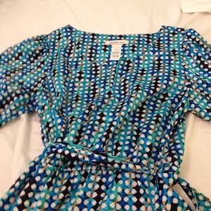 Laundry By Design silky poly summer dress