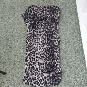 Cheetah print dress
