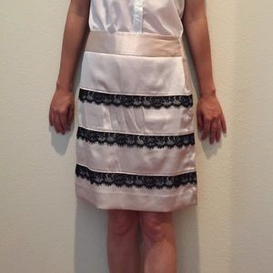 Limited black lace skirt