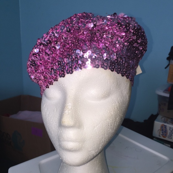Sequin girls hat