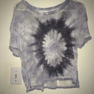 Grey tie dye shirt