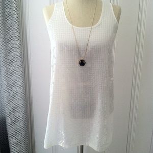 Ann Taylor Sequin tank