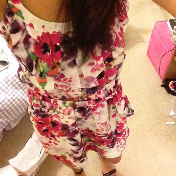 Floral Express wrap dress (XS) - Picture 4 of 4