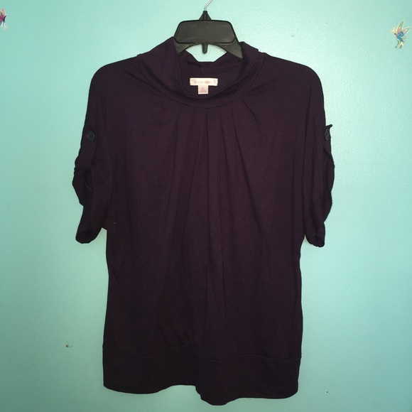 Purple casual top