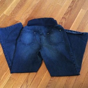 Maternity jeans dark wash
