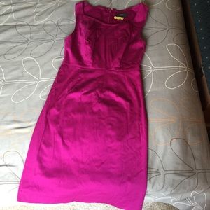 Magenta sheath dress