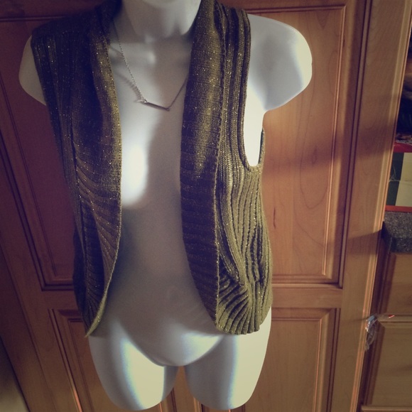 Sparkly green vest