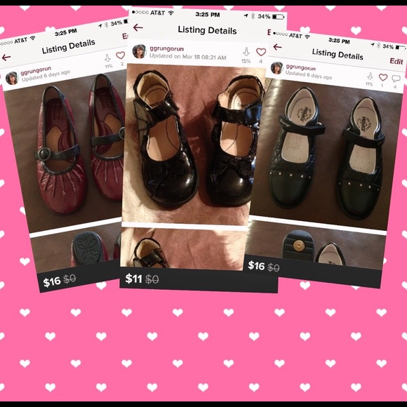 Bundle of girls shoes