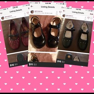 Bundle of girls shoes