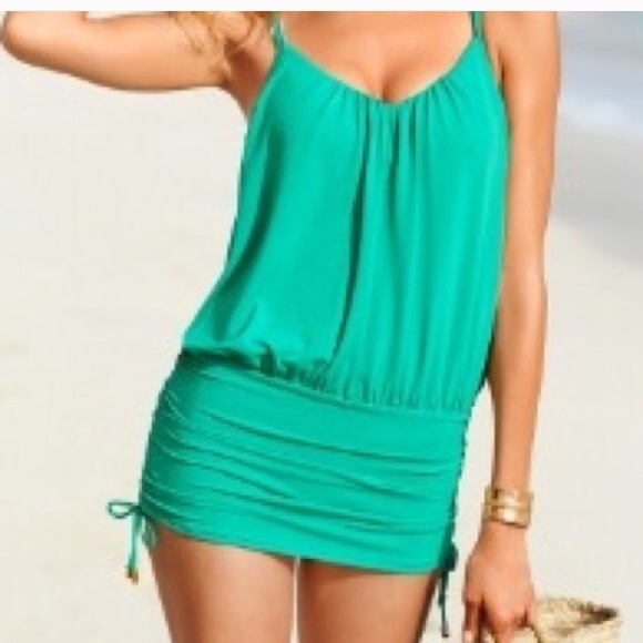 Brand new Swimsuit aqua blue color.....