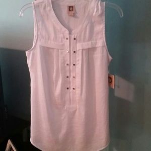 White Anne Klein tank