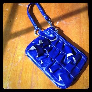 Dark purple ruffled change purse 😈