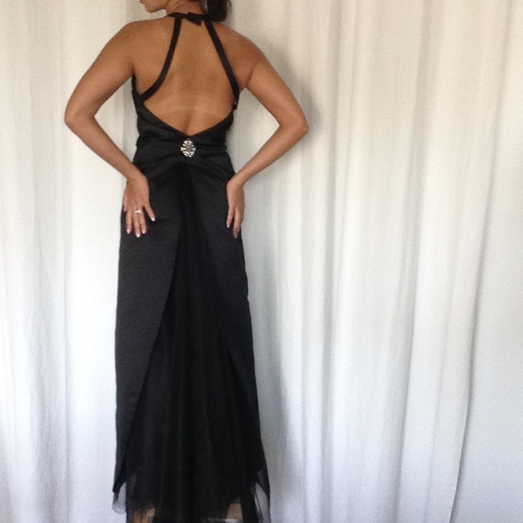 BCBG Max Azria black ball gown dress