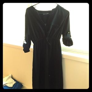 Black maternity dress