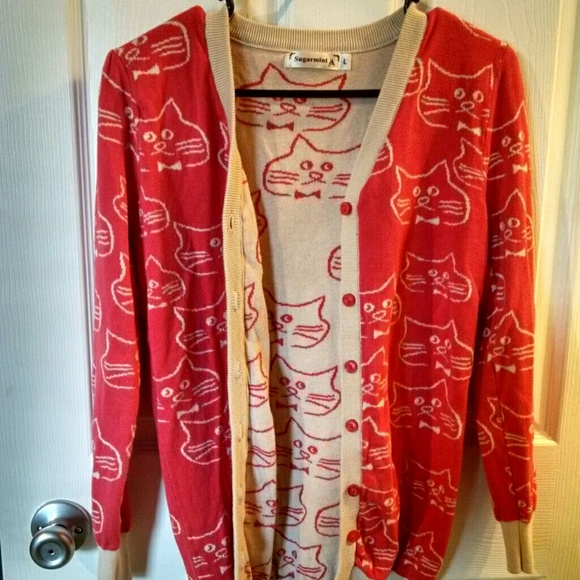 Cat cardigan