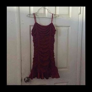 Beautiful wine red dress!