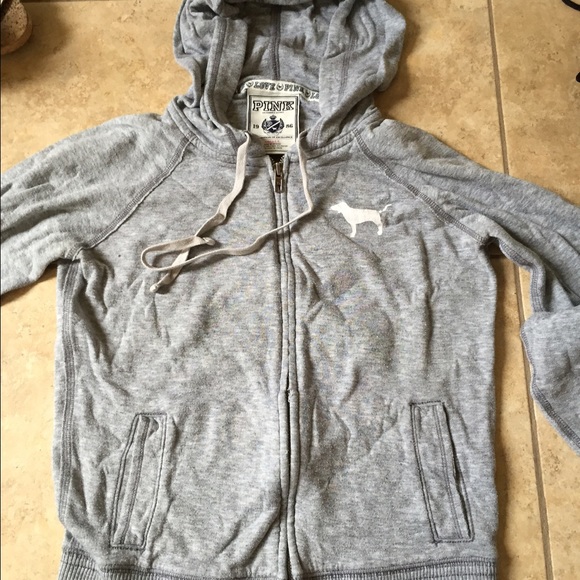 Pink zip up