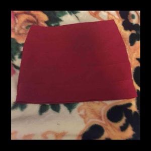 Red bandage skirt'