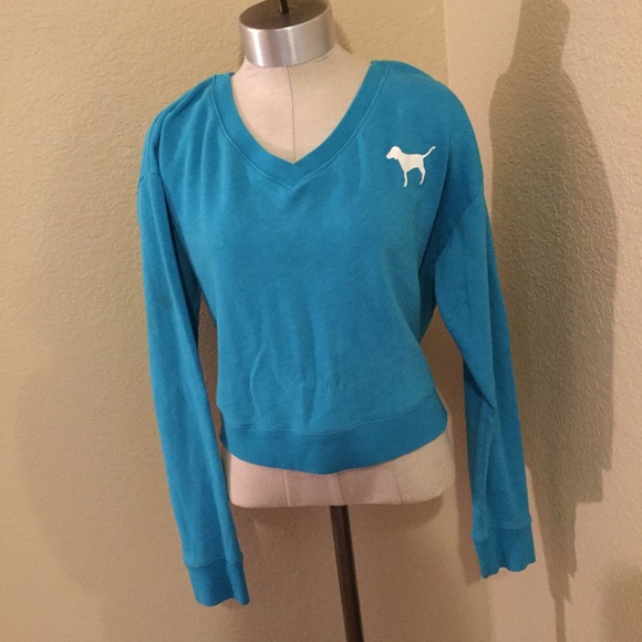 PINK Victoria's Secret Tops - FINAL SALE❤️Vs PINK varsity sweatshirt