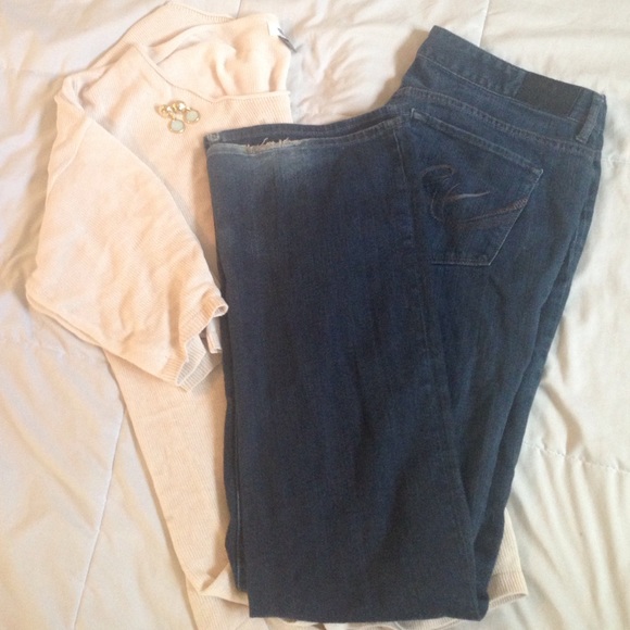 Express Stella Boot Leg Jeans - Long