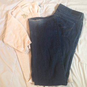 Express Stella Boot Leg Jeans - Long