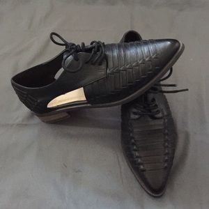 cutout forever 21 flat shoes