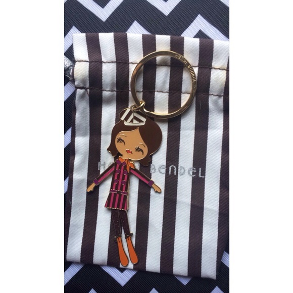Henri Bendel girl keychain
