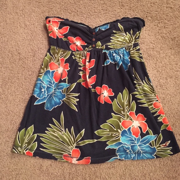 Strapless hollister blouse