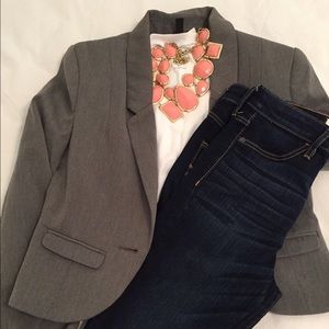 Gray H&M Short Jacket Size 4