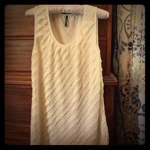 Rayon/Spandex blend (no tag). Bottom has no seam.