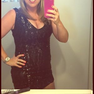 Sequin cocktail dress