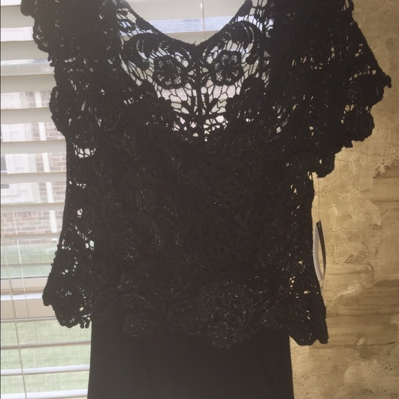 Black laced shirt
