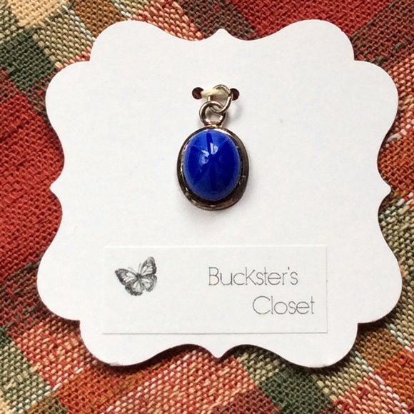 SIlvertone Blue Pendant
