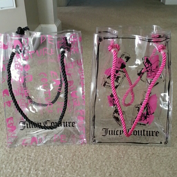 Authentic Juicy Couture jelly tote bag