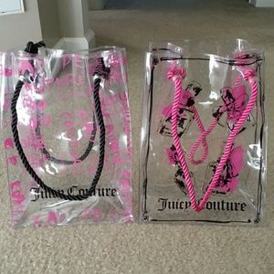 Authentic Juicy Couture jelly tote bag