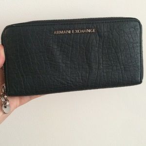 Black Armani Exchange Wallet