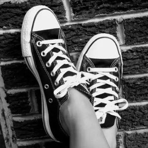 Black & White Converse