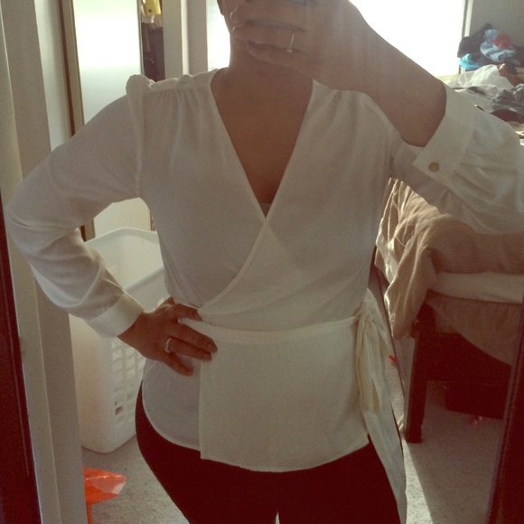 NWOT Wrap Blouse