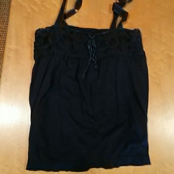Navy Blue American Eagle Tank Top