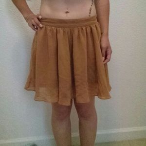 Tan skirt