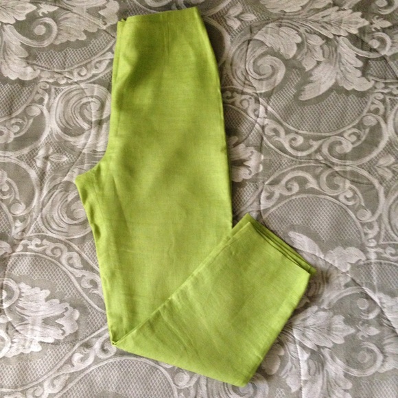 Lime Green linen pants